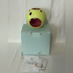 Partylite Colorsplash Hanging Sphere 1 Tealight Holder P9328 Globe Orb New